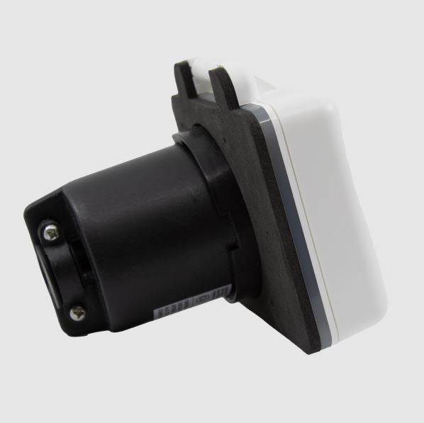 Hughes Auto Features Water Resistant Cover Power Inlet Port SV30API-W - White 30A Smart RV