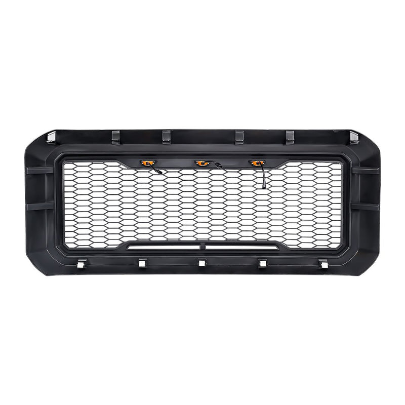 American MOD Mean Aggressive Styling Grille Amfmfa00125 - Raptor Style Mesh Amber