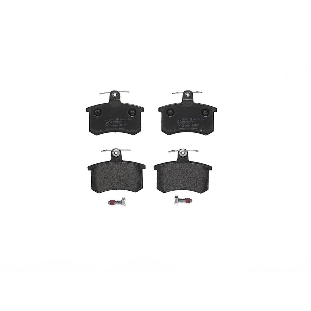 Brembo Premium Low-Met OE Equivalent Pad Brake Pad P85013 - Disc Set