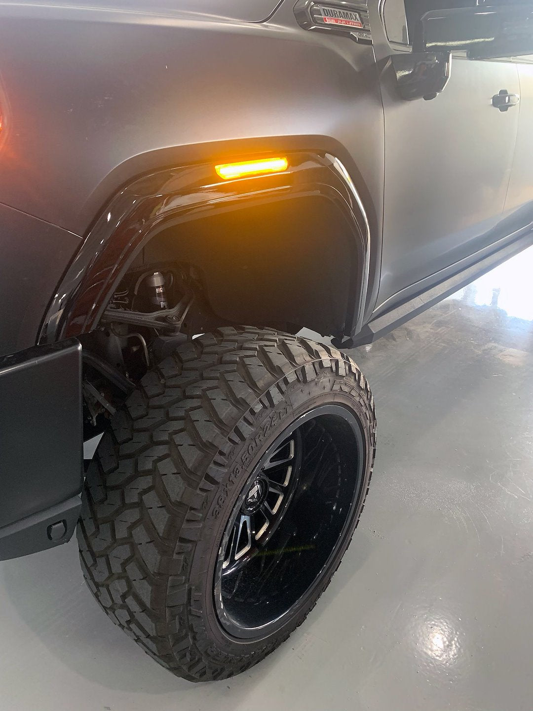 Recon Access Custom Looking Style Side Marker Light 264230BK - Smoke Gmc Fender 20-22