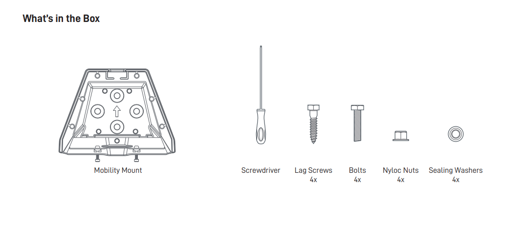 KVH Industry 19-1260-12 Satellite Internet Antenna Mount