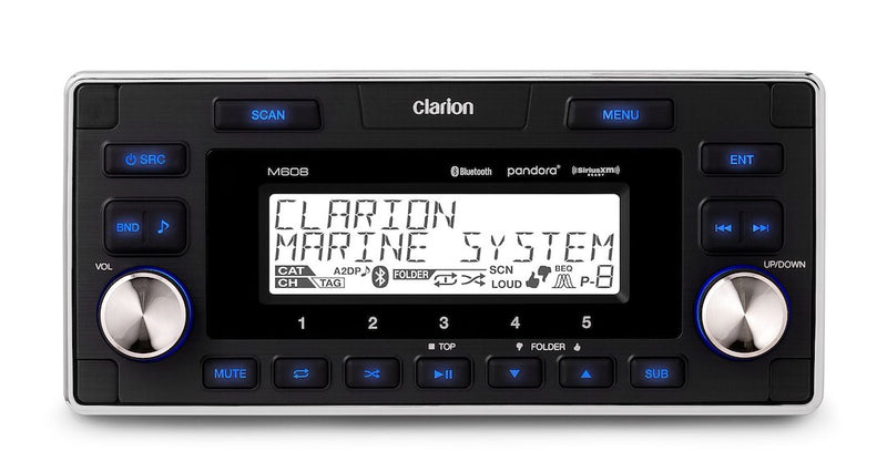 Clarion Dual Auxiliary Audio RCA Inputs Radio 010-03194-00 - Digital Media Receiver