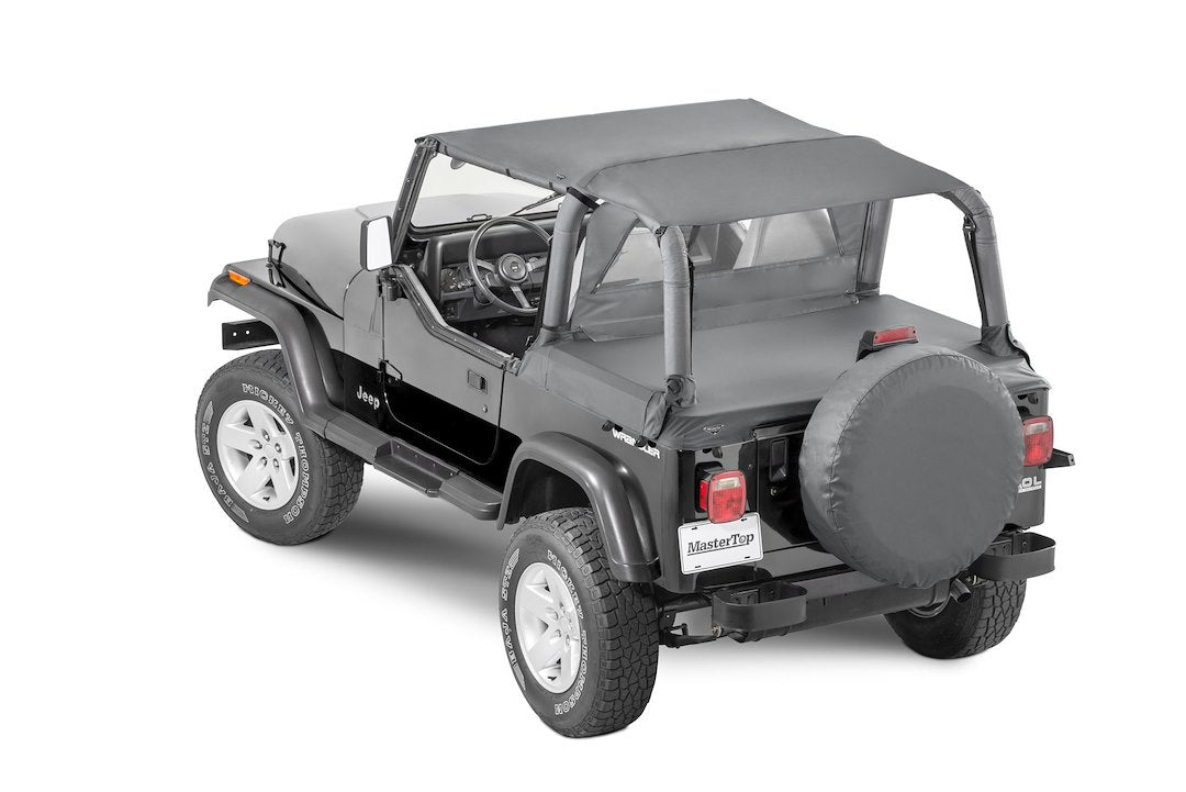 Mastertop No-Drill Installation Bikini Top 14303135 - Bimini Plus 92-95 Wrglr Blkdia