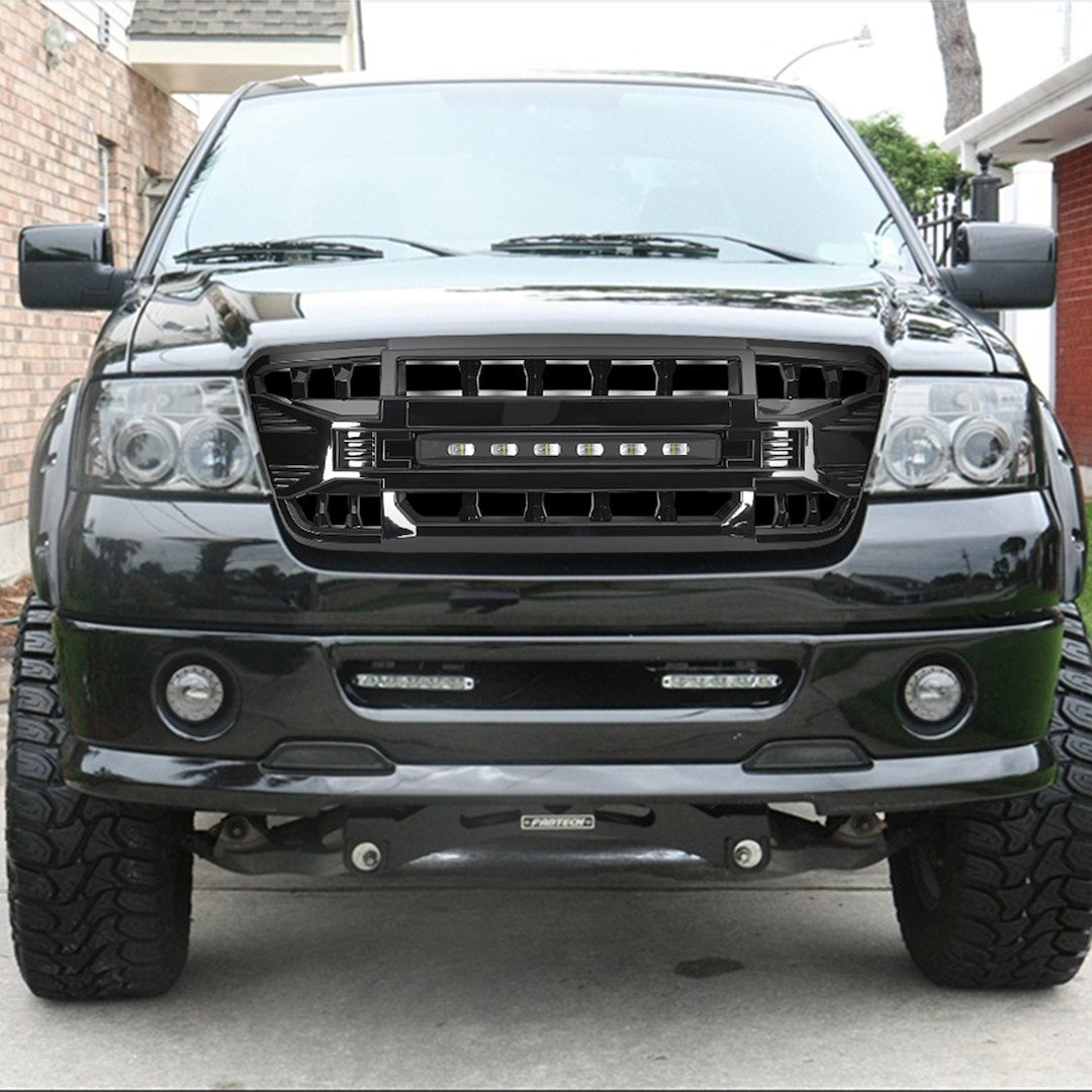 American MOD Direct Fit Replacement Grille Amfmaa00128 - Armor Led OFF-Road Lights
