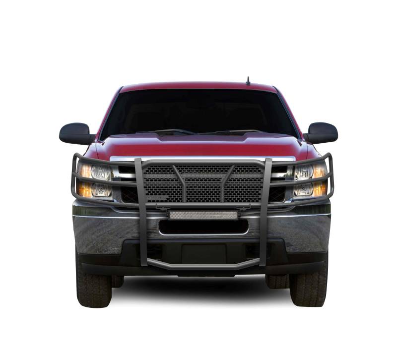 Black Horse No-Drill Required Grille Guard RU-Chsi07-B-KIT - 2007-2013 Chevrolet Silverado 1500