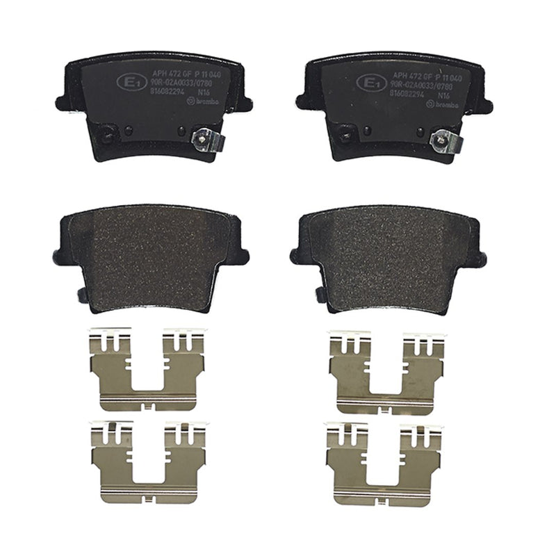 Brembo Premium Low-Met OE Equivalent Pad Brake Pad P11040 - Discbrakepadset Lowmetal