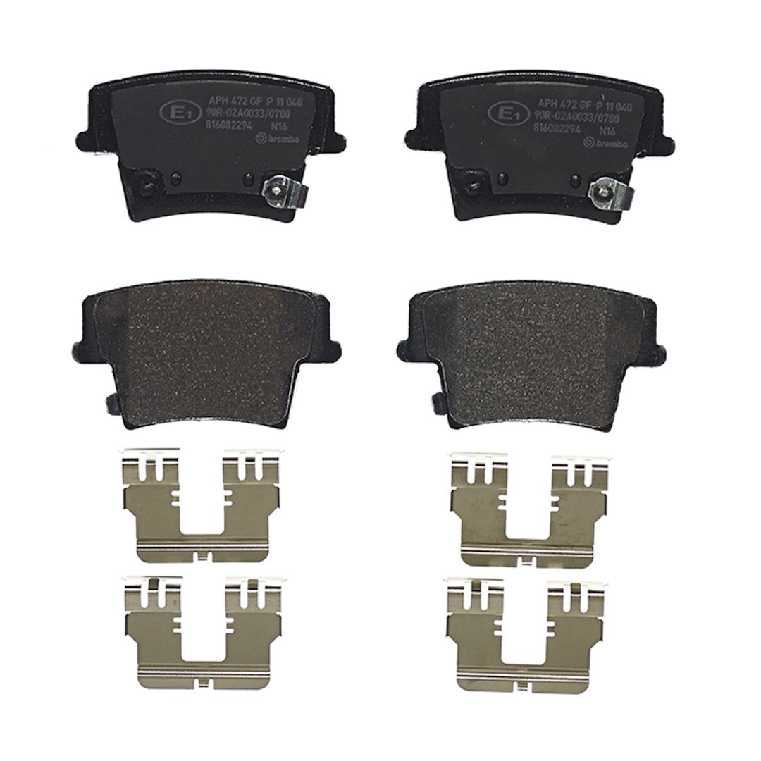 Brembo Premium Low-Met OE Equivalent Pad Brake Pad P11040 - Discbrakepadset Lowmetal