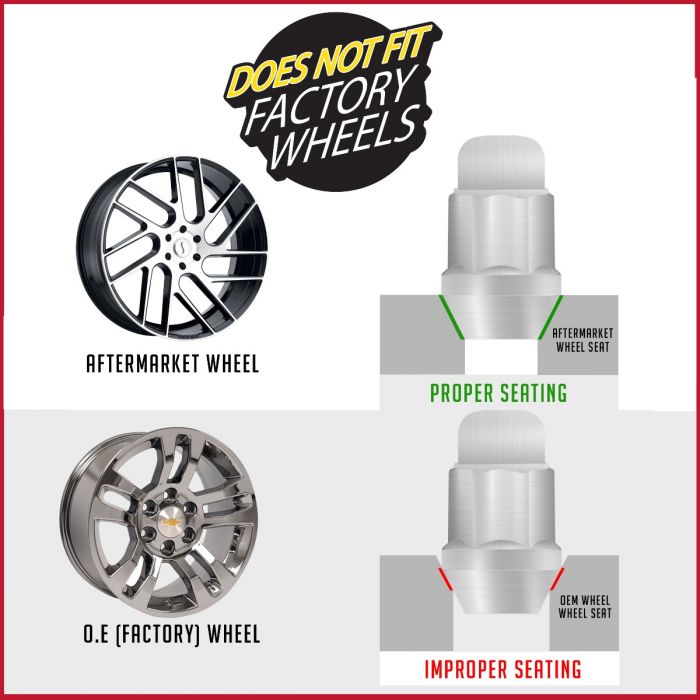 Revolution Designed For Durability Lug Nut 56K548Black - Blg 13 16 M14 20 BK 56K548BLK