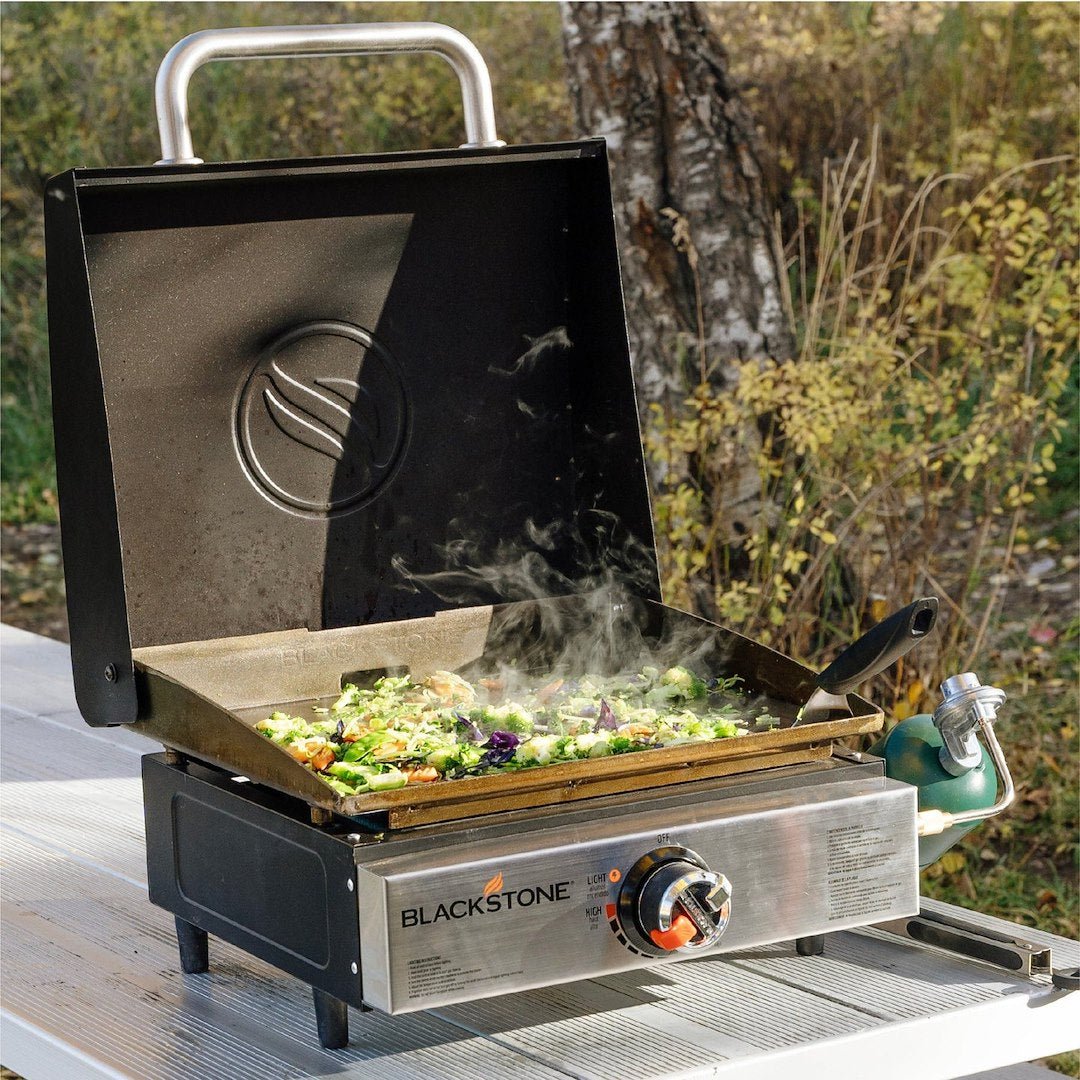 N Atlantic I Rectangular Design Griddle 2143 - 17 Hood