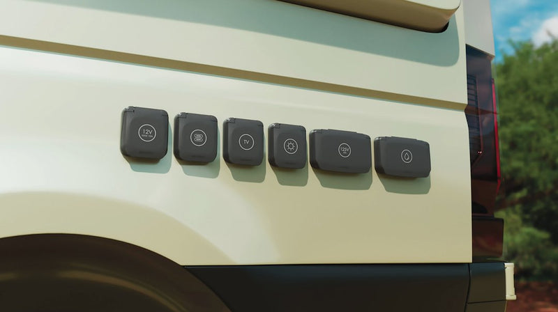 Scanstrut Spring-Loaded Lid TV Cable Entry Plate SC-V-TV1 - Ventura Series Sat Connection