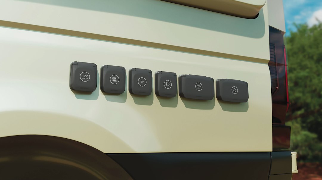 Scanstrut Spring-Loaded Lid TV Cable Entry Plate SC-V-TV1 - Ventura Series Sat Connection