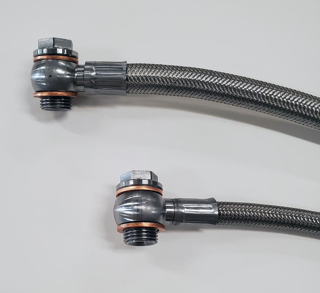 Borgeson Features Banjo Type Hose Fitting Power Steering Hose 925133 - Kit