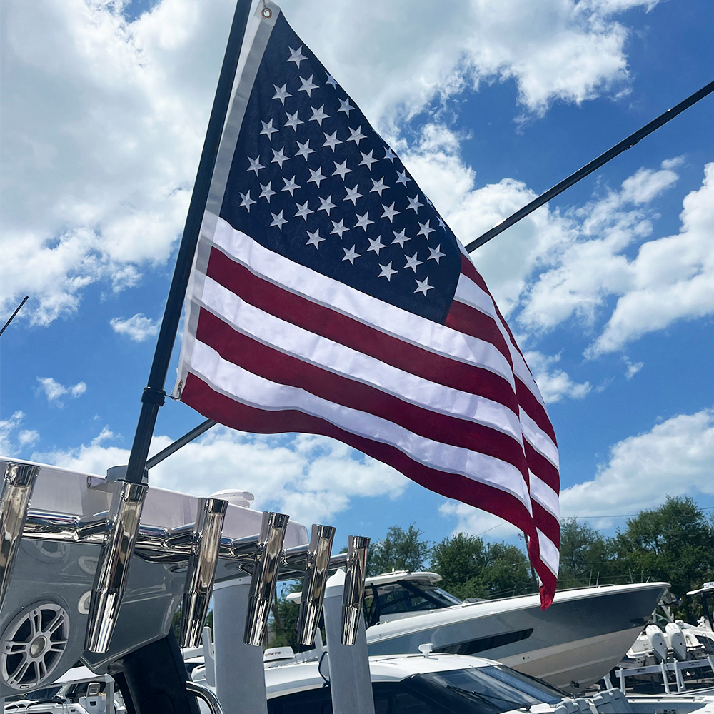 Taco Metals No Supplier Warranty Flagpole FP-0125-CF54 - Carbon Fiber Flag Pole J-Lock