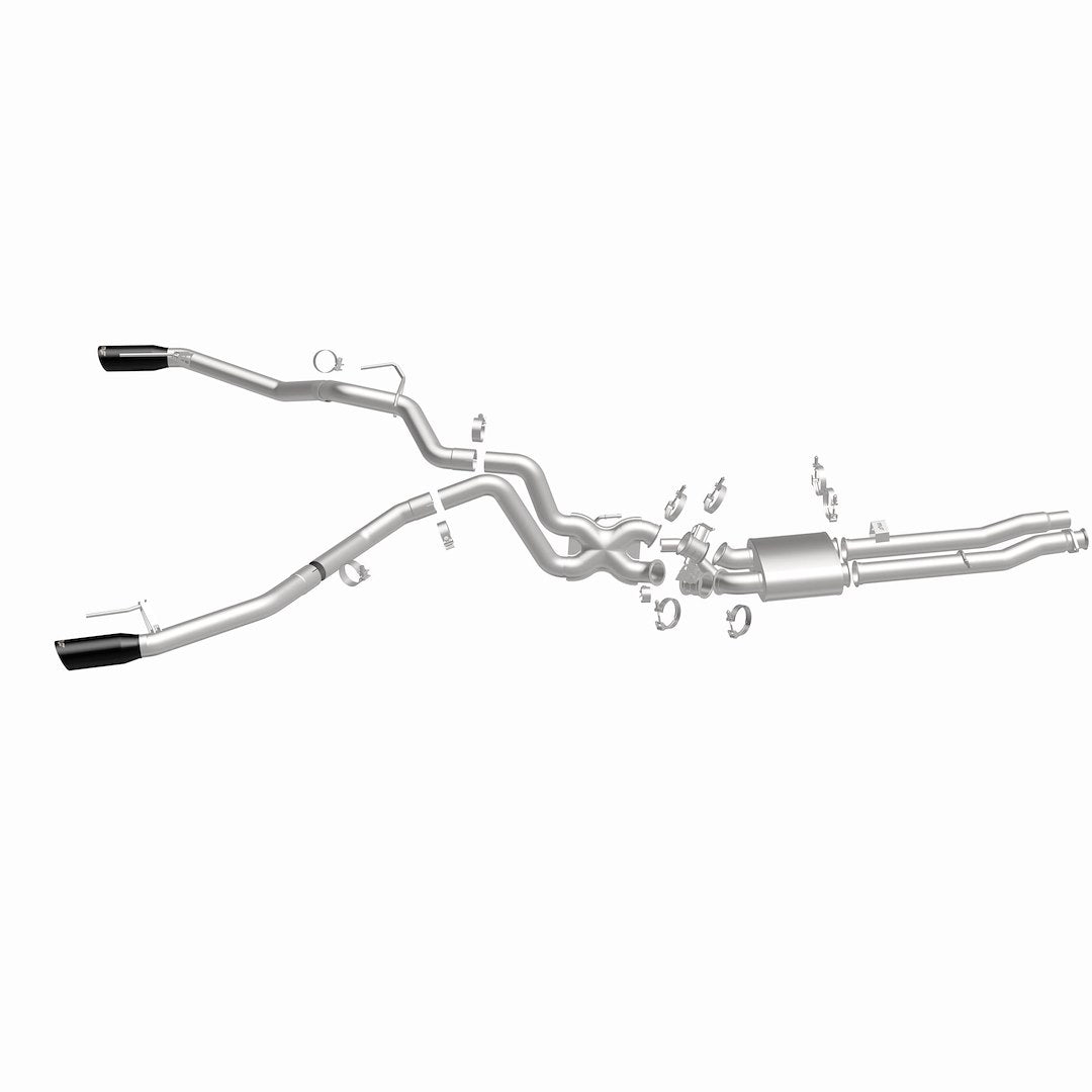 Magnaflow Limited Lifetime Warranty Exhaust System Kit 19637 - Black Chrome Competition Series Tip
