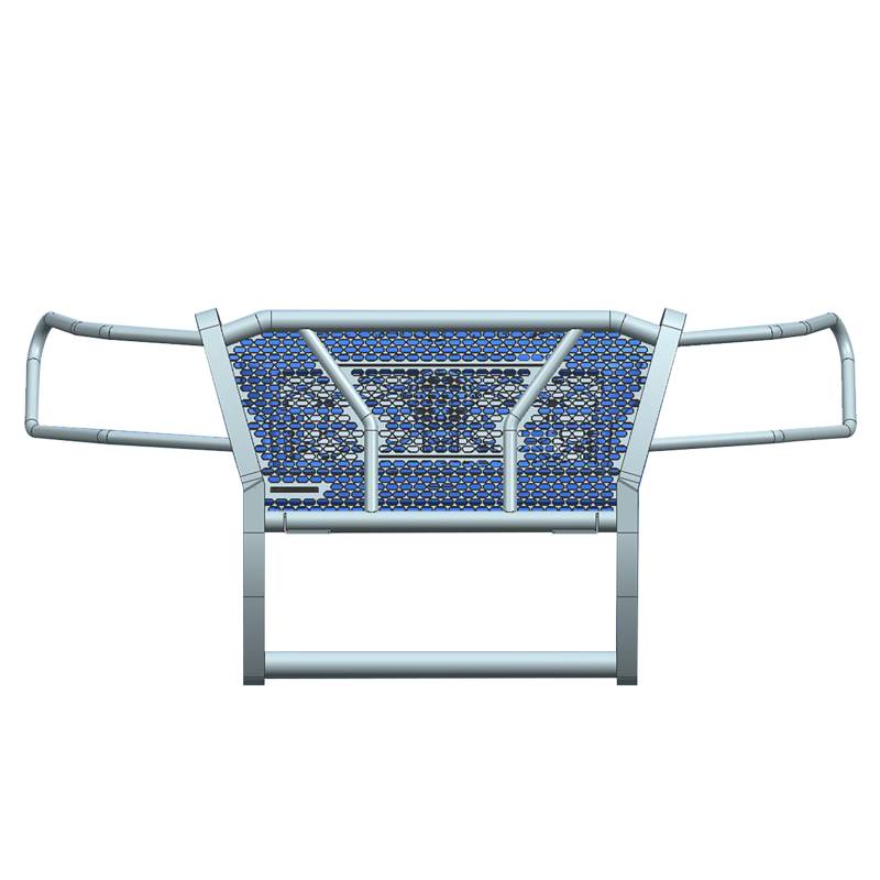 Black Horse No Drill Mounting Grille Guard RU-Nifr22-B - Rugged Heavy Duty