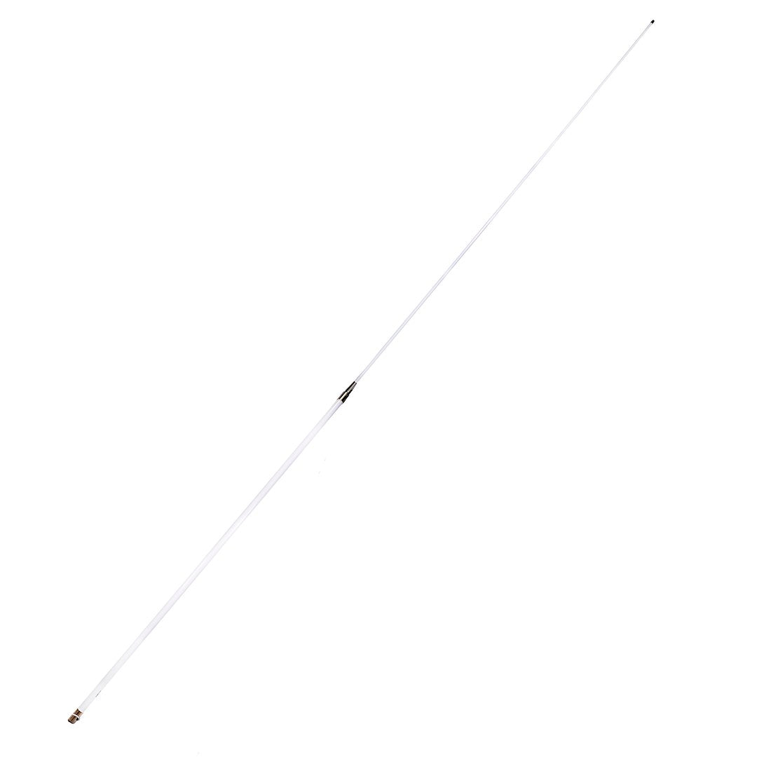 KJM Easy to Install VHF Radio Antenna A1591-V - White Marine 15.2 Foot