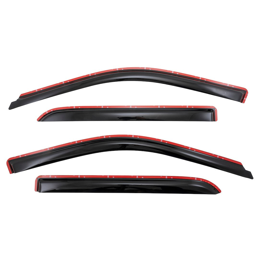 Trailfx Limited Lifetime Warranty Rainguard 4109IC - Smoke Tfx Inchannel Wndw Vents 4PC