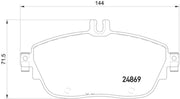 Hella 355019721 Premium quality brake pads - Disc Pad