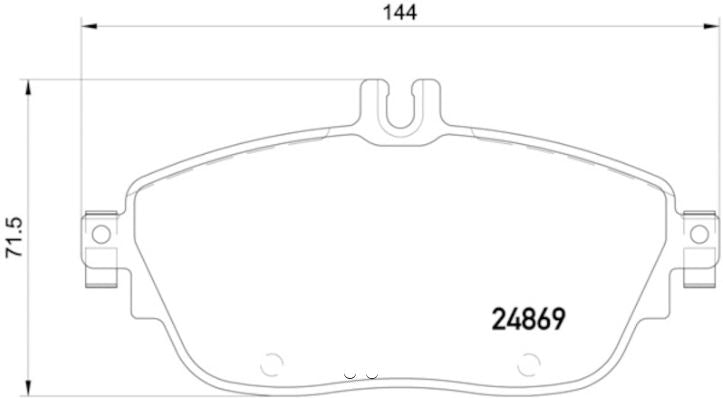 Hella 355019721 Premium quality brake pads - Disc Pad