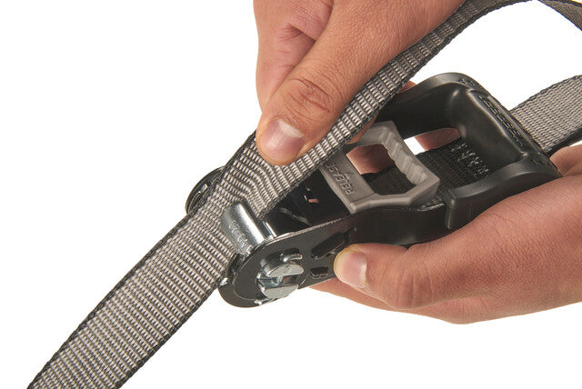 Hampton Prod Sewn-In Soft Tie Loop Tie Down Strap 43571 - 1.25 X16 Kwikfeed Ratchet
