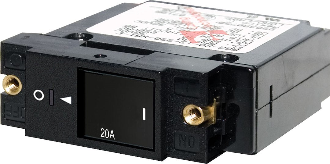 Blue SEA No Supplier Warranty Circuit Breaker 7429-BSS - SC1 Slot Rocker 20A