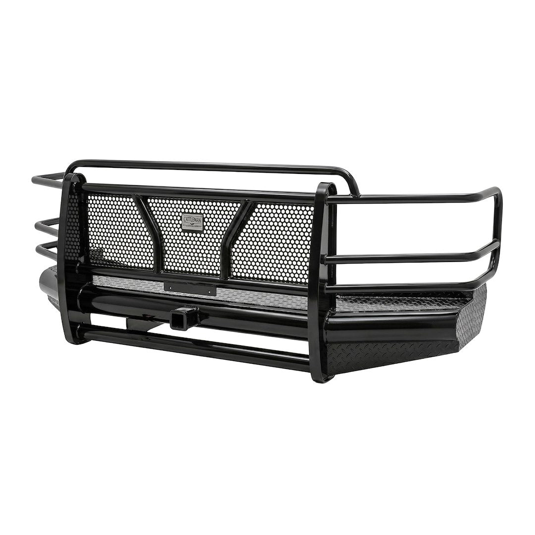 Cattleman Two Vertical Center Protection Bars Bumper 2325P - Front Replacement
