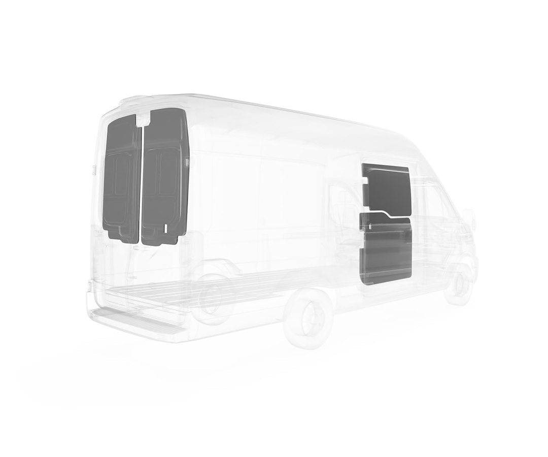 Legend Fleet Precision Cut Van Wall Liner 623-114-2613 - Gray Duratherm Door