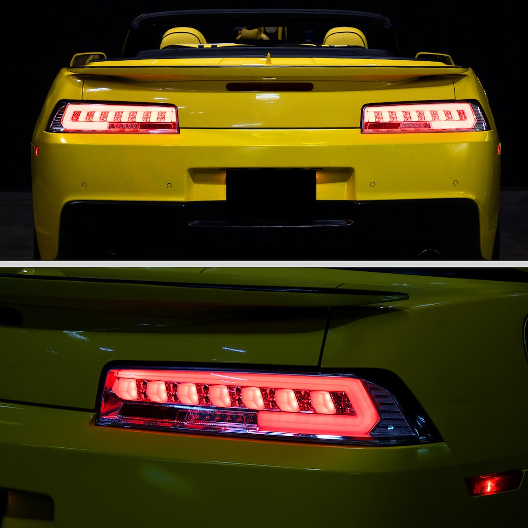 Spec-D Tunin All LED Bulbs Are Provided Tail Light Assembly LT-CMR14Cled-SQ-TM - Chevrolet Camaro Full Ligh