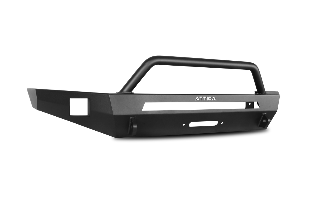 Winjet Full-Width Bumper Atttr01A102-BX - Black Winch