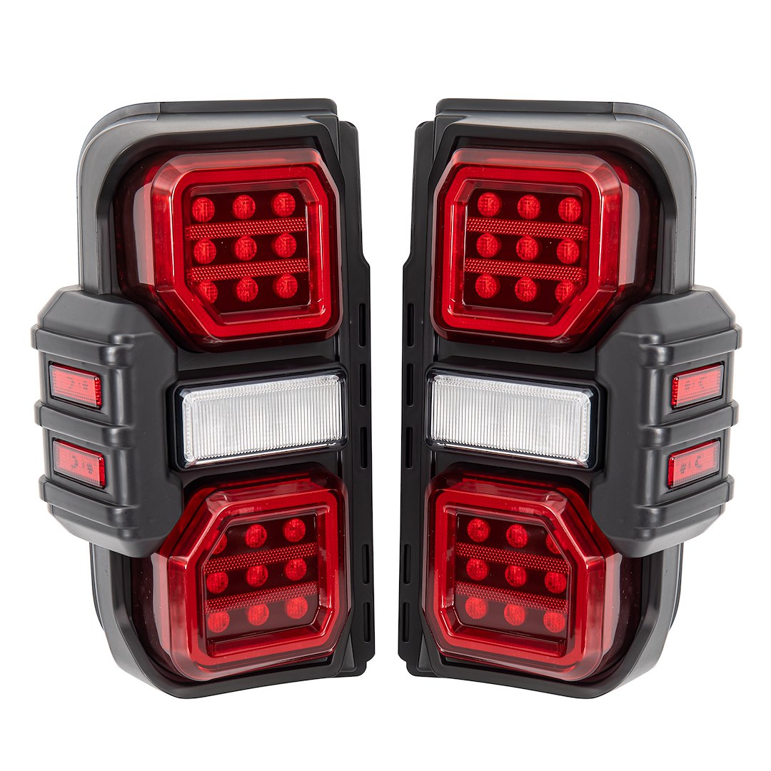 American MOD No Drilling Required Tail Light Assembly Amfmec00202 - Raptor Style Led Taillights Star