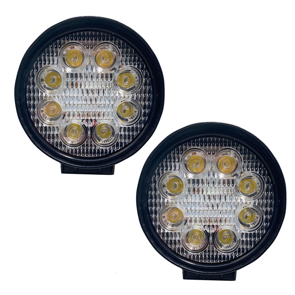 Racesport LT Durable Spotlights Built To Last Work Light RS-27W-R-2 - Street Series 4IN Round High-Powere