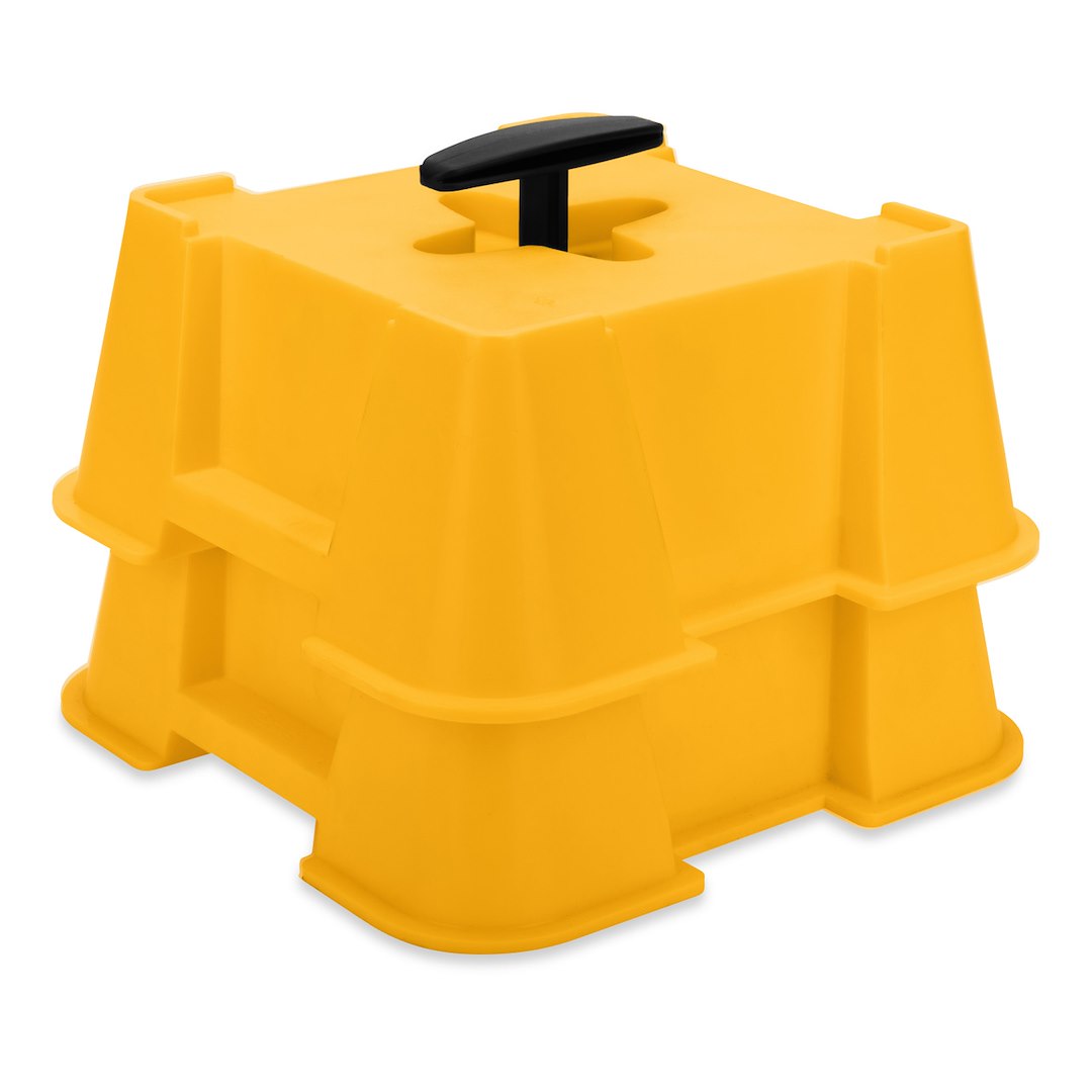 Camco Nesting Design For RV Storage Leveling Block 44539 - Fasten Big Blocks T-Handle PK
