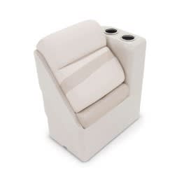 Taylor Made Premium Marine Grade Vinyl Boat Seat 433099 - Gray Lci 17 Rgt Chaise