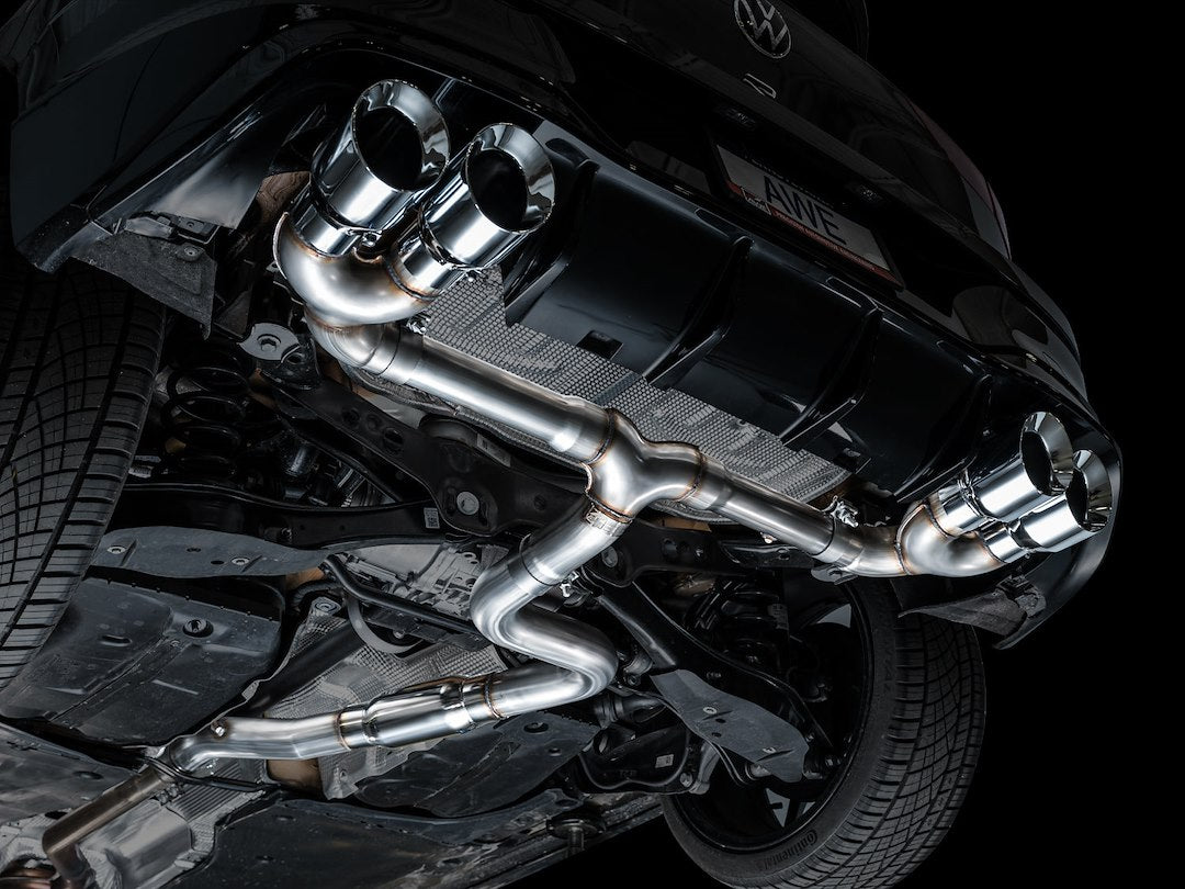 AWE Limited Lifetime Warranty Exhaust System Kit 3020-42658 - Chrome Silver Track Edition