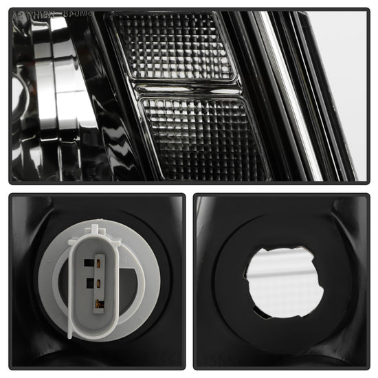 Spyder 9052989 Headlight Assembly - Black
