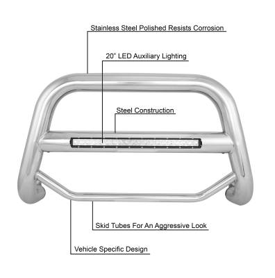 Black Horse MAB-B8802S Bull Bar