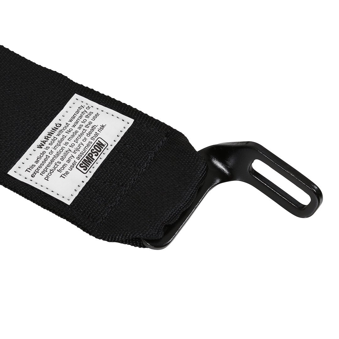 Simpson Race Made In USA Seat Belt 29063BKH1X - Black L-X 55 Lap BI 5PT PD HN