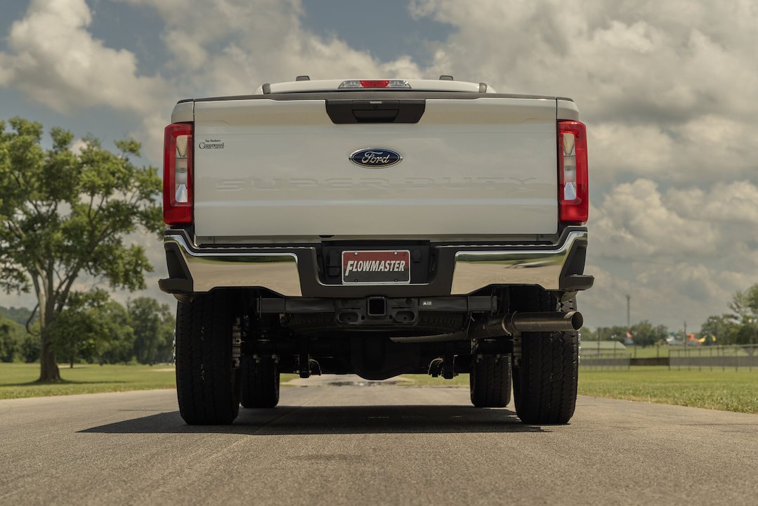 Flowmaster Limited Lifetime Warranty Exhaust Muffler 718102 - 17-24 F250 F350 Gas Direct Fit Ffx