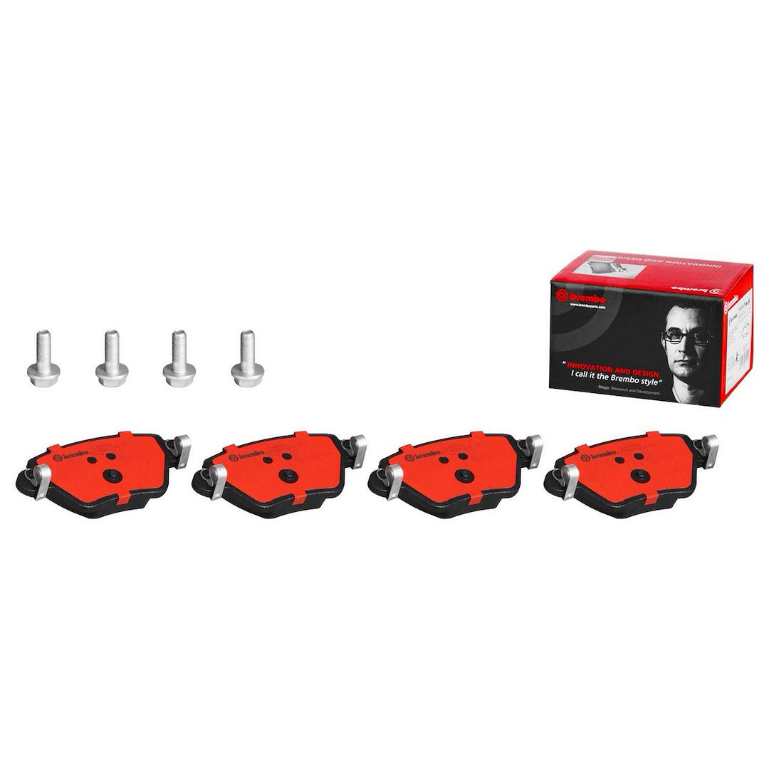 Brembo Premium Low-Met OE Equivalent Pad Brake Pad P24059N - Disc Set