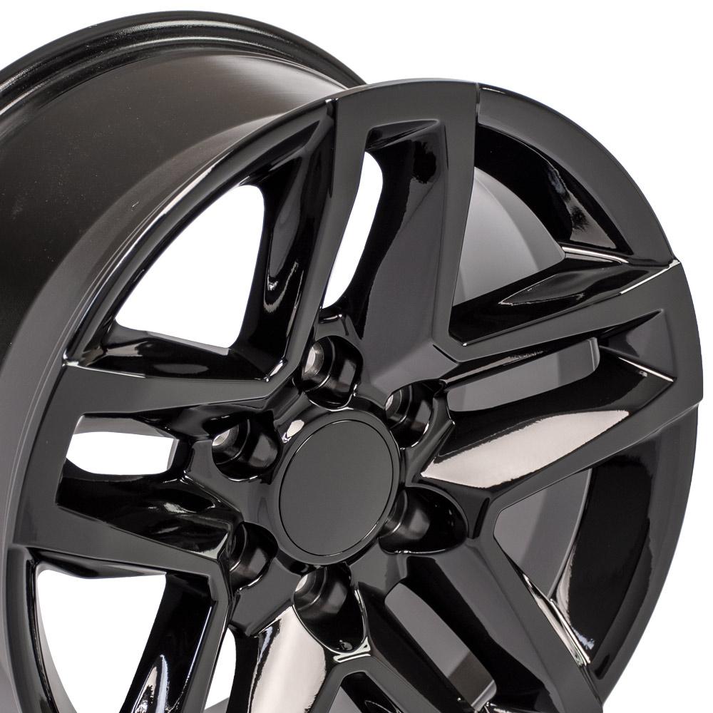 OE Wheels With Center Cap CV34B-18085-6550-26B - 18 Replica CV34B Fits Chevro