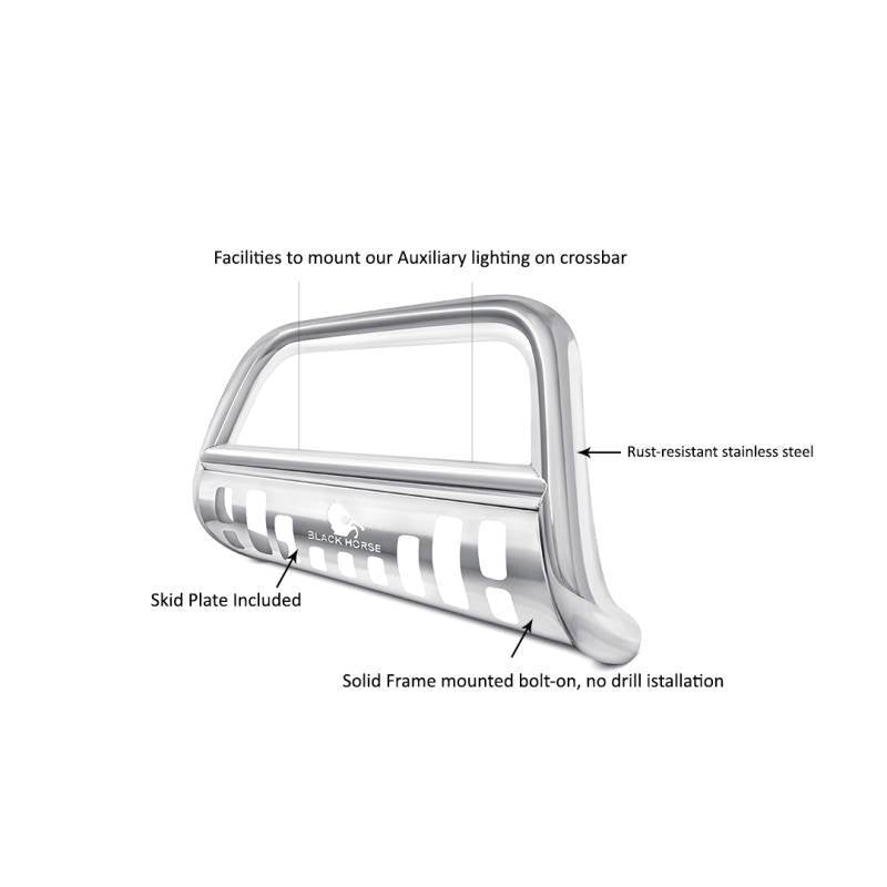 Black Horse No Drilling Required Bull Bar CBS-TYF7007SP - 2003 Lexus