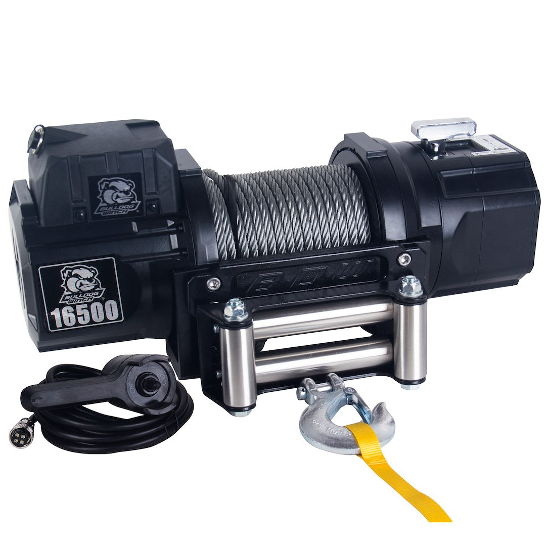 Bulldog Winc Automatic Load Holding Brake Winch 10057 - 16500LB HD Wire Rope