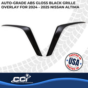 Coast2Coast Limited Lifetime Warranty Grille Insert GI207Black - Black GI 23-25 Altima PC GI207BLK