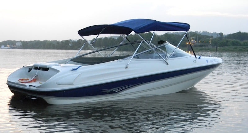 Carver S5475TB(SS) Black (02) Boat Bimini Top