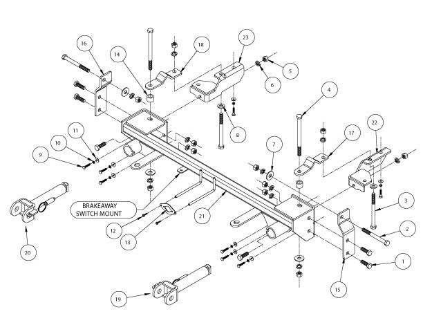 Roadmaster 524450-5 Vehicle Baseplate