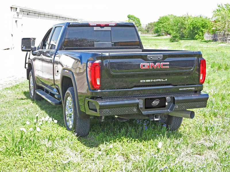 Steelcraft Accommodates Parking Sensors Bumper HD20490 - Black HD Rear Replacements