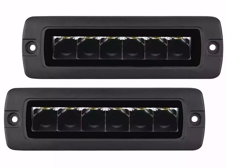 GO Rhino Complete Set Sold In Pairs Driving/ Fog Light 750300621SBF - Blackout Series Lights Pair SI