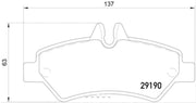 Hella Maximum Durability And Comfort Brake Pad 355005351 - Set Disc