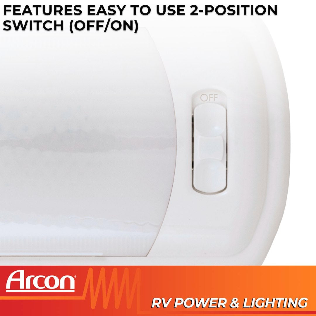 Arcon Sleek Compact Design Interior Light - LED 20713N - White Sgl EU-Lite Swht