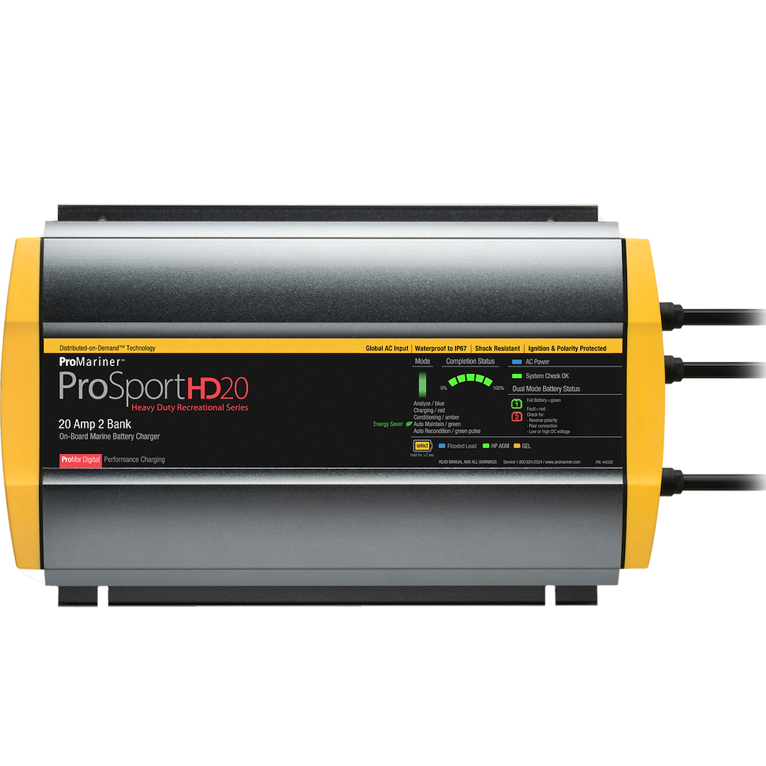 PRO Mariner Distributed-On-Demand Technology Battery Charger 44028 - Sport HD 20 Pfc